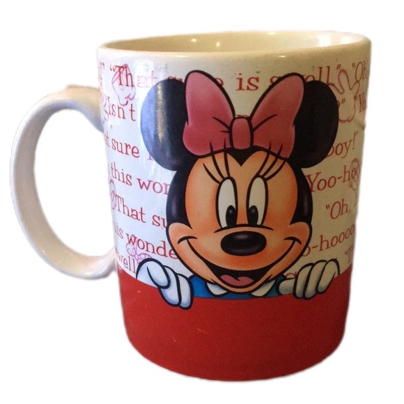 Disney Other - Disney Minnie Mouse Red Mug
